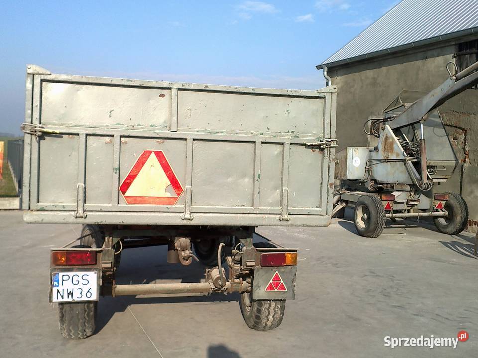 przyczepa wywrotka kaczuszka nieuszkodzony