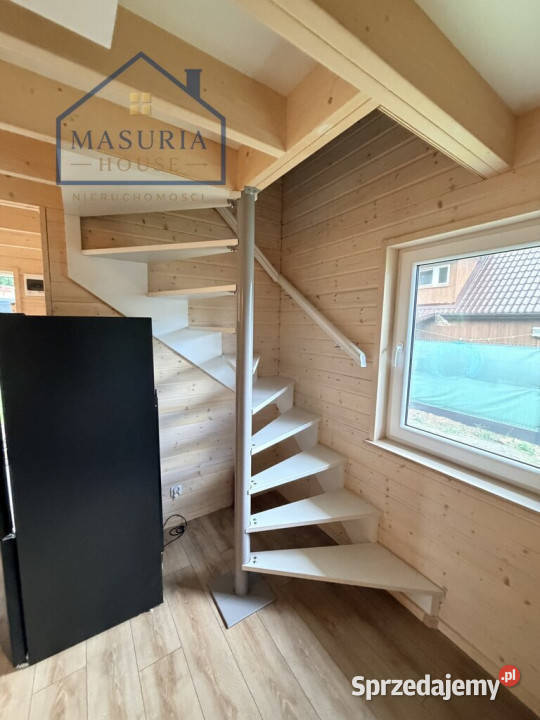 Działka z dwoma domkami jeziorem Roś 152m2 Szczechy Małe