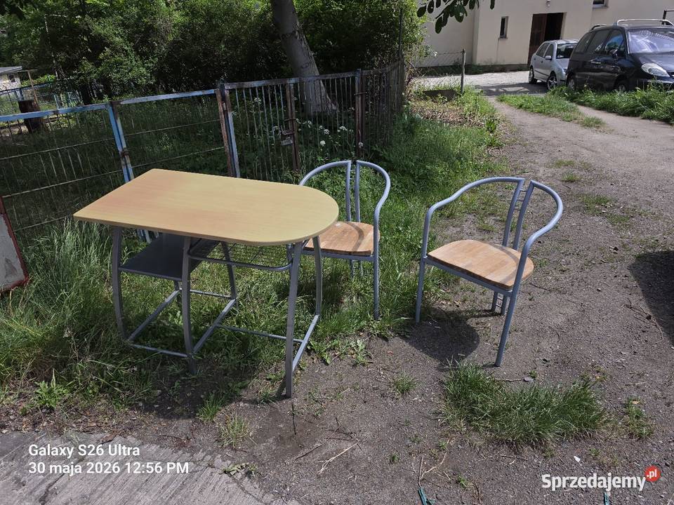Stolik z krzesłami dolnośląskie Świebodzice