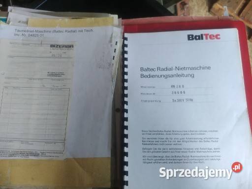 Nitownica radialna Baltec RN280 Nit 112 mm Super Łódź