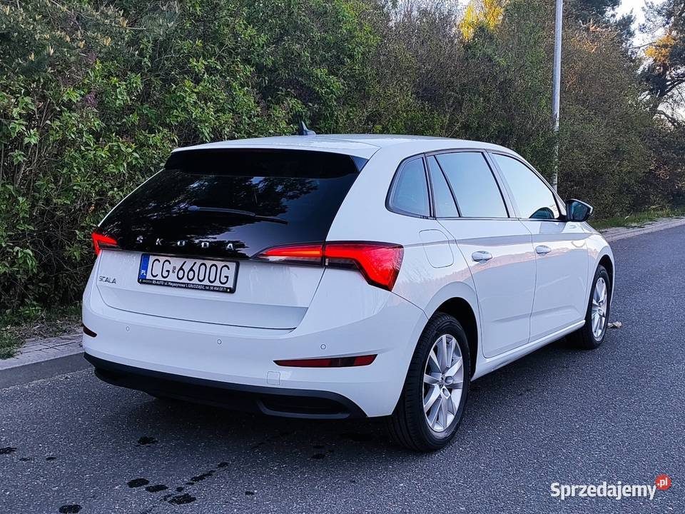 Skoda Scala TSi 115 MY salon bezwypadkowa serwis komputer pokładowy Grudziądz