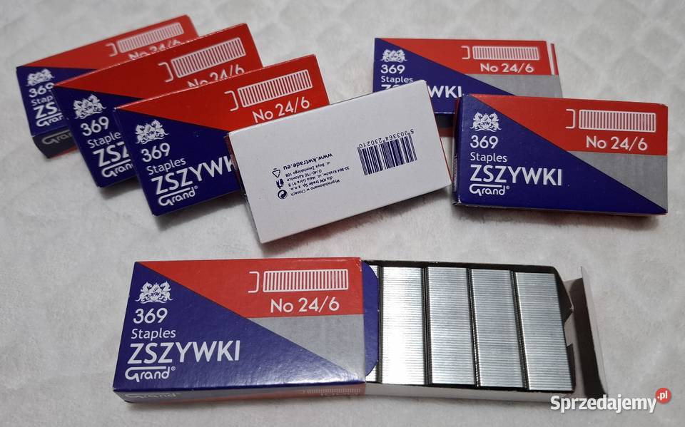 Zszywki 246 Grand 369 1000 6x12mm Czeladź