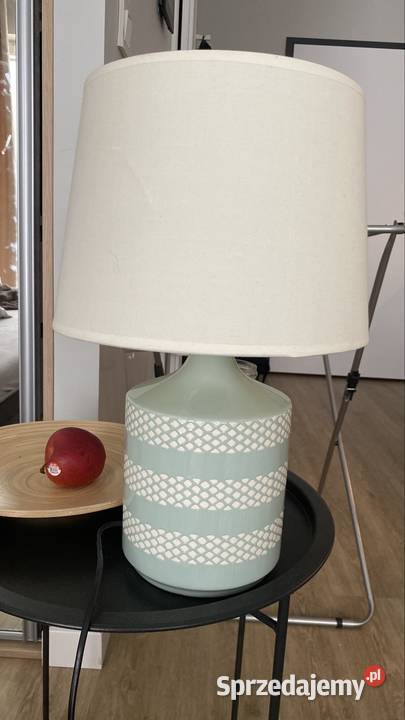 Duża lampa stojąca ceramika