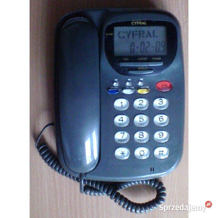 telefon stacjonarny Cyfral stan Telefony przewodowe Rzeszów sprzedam