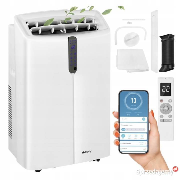 Klimatyzator Przenośny WiFi 4w1 Osuszacz 35l Klimatyzatory Kąśna Dolna