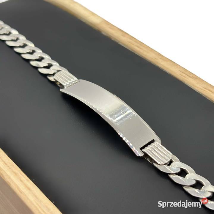 Srebrna Bransoleta Próby 925 1564g Długość 22 Elbląg