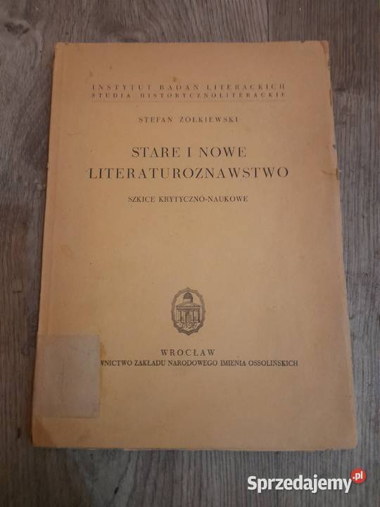 Stare i nowe literaturoznawstwo 1950 r.