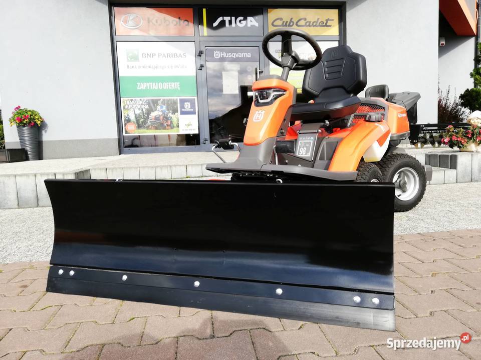 Powystawowy traktor Husqvarna R316TX pług łódzkie Kobiele Wielkie