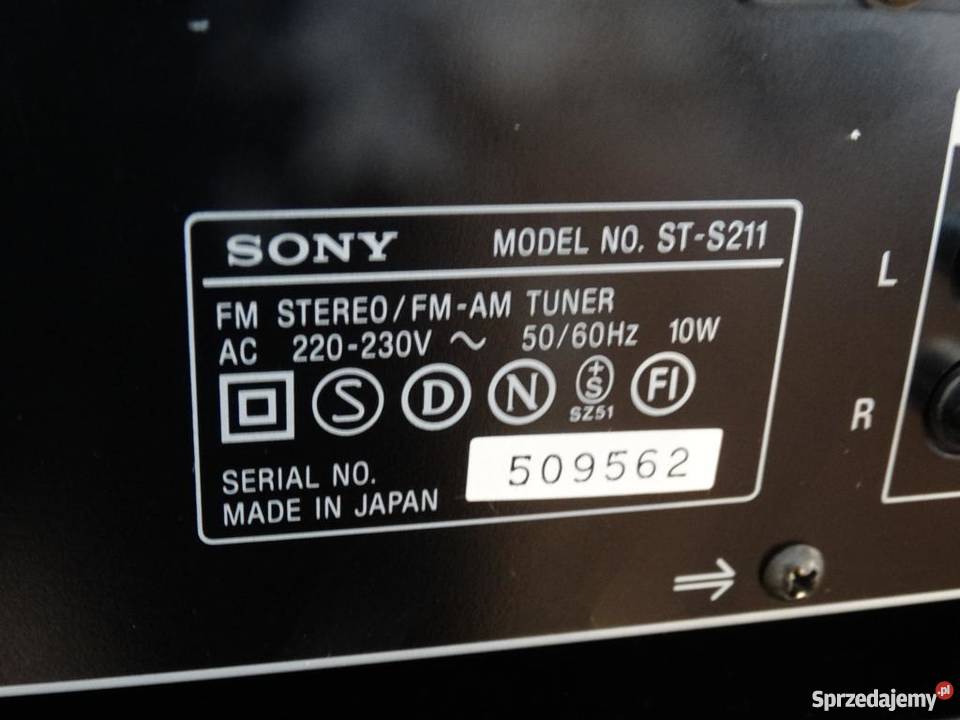 Tuner radiowy cyfrowy Sony ST211 WYSYŁKA Amplitunery Jasło