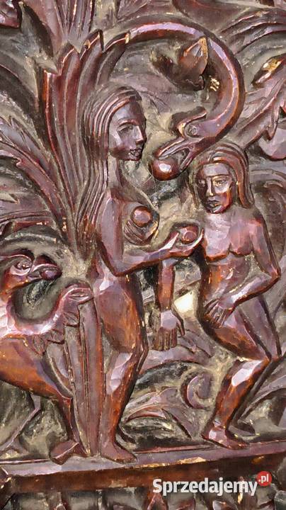 Płaskorzeźba Adam i Ewa