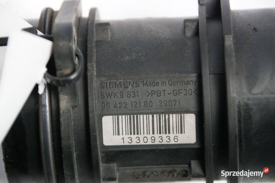 PRZEPŁYWOMIERZ PEUGEOT 206 9642212180 Lipno