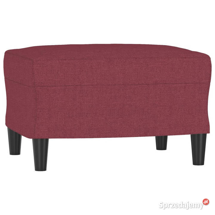 3osobowa sofa z podnóżkiem winna czerwień 180 Warszawa