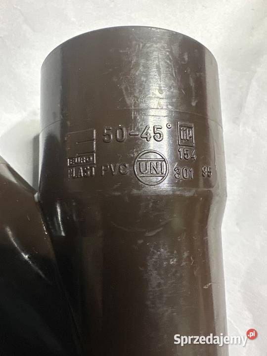 Trójnik rynna brązowa Euro Plast PVC 5045 śląskie