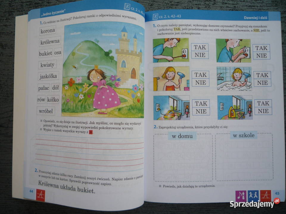 NOWE Nasze ćwiczenia 1 część 2 Klasa 1 J polski Szczecin
