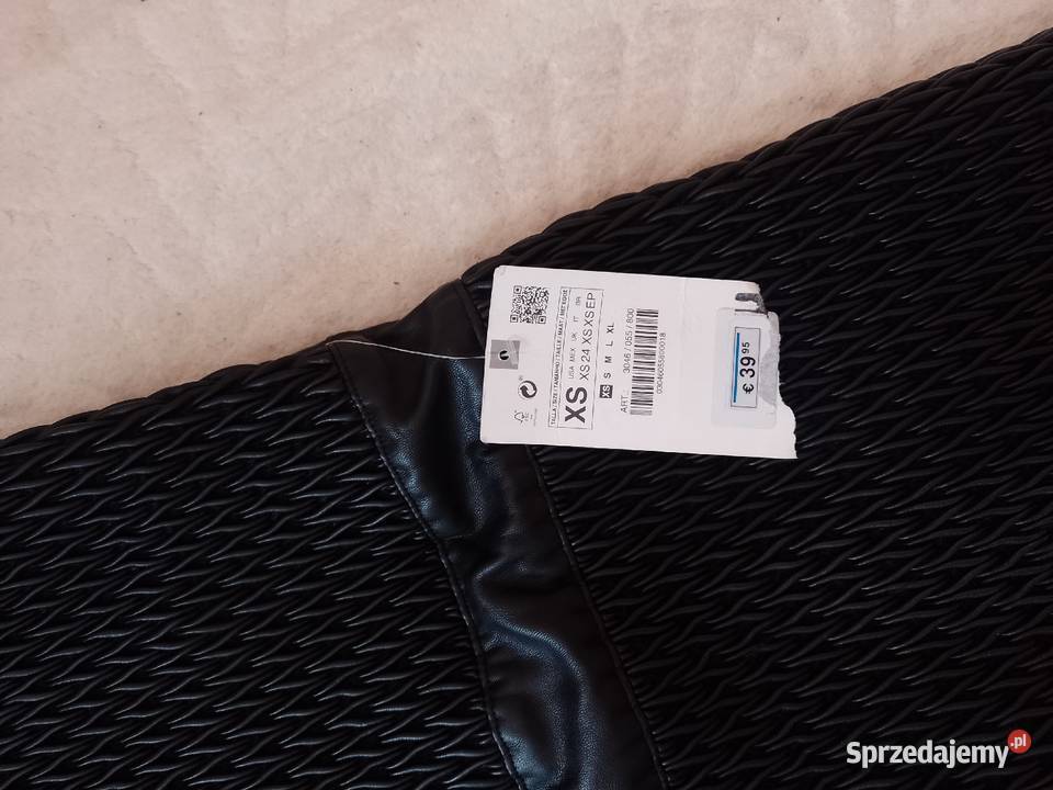 34XS ZARA Skórzana sukienka ołówkowa z Madrytu Spódnice i sukienki Kraków