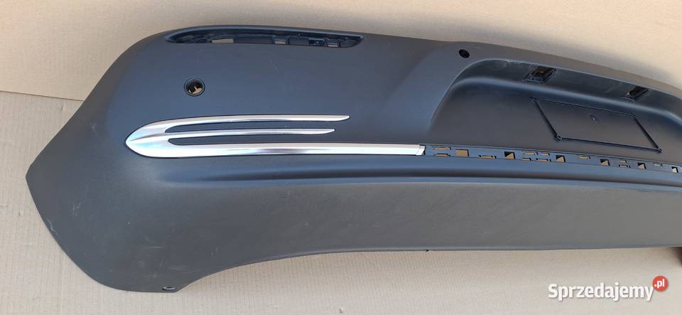 MERCEDES EQA W243 ZDERZAK TYŁ DOKŁADKA PDC CHROM Bieleń