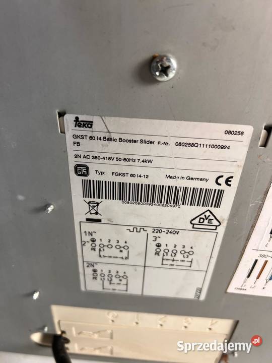 Płyta indukcyjna 74kW TEKA 60 Transport Warszawa sprzedam