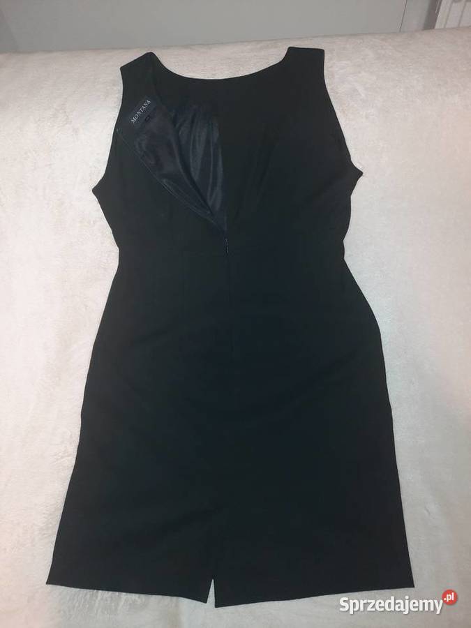 Sukienka mała czarna firmy MONTANA Rozmiar 44(XXL) Wrocław sprzedam