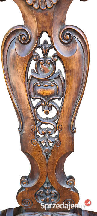 KOMPLET unikatowych krzeseł LUDWIK XV