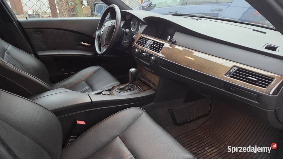 BMW E60 525D SUPER STAN FULL ORYGINALNY NISKI poduszka powietrzna Gdów sprzedam