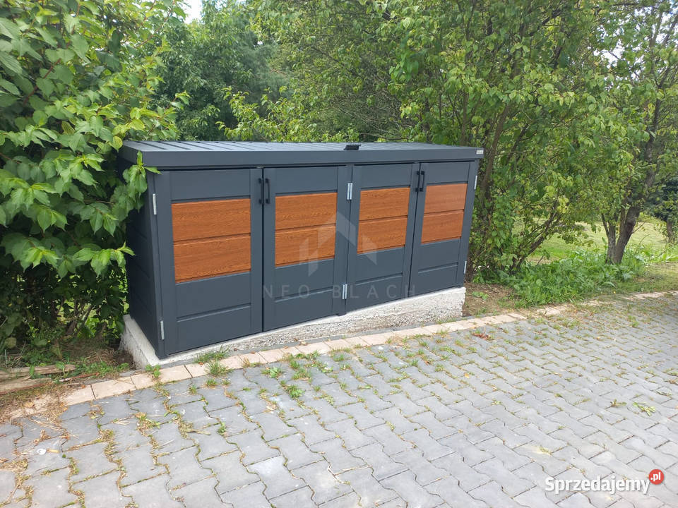 Zabudowa koszy na śmieci wiata śmietnikowa Nysa