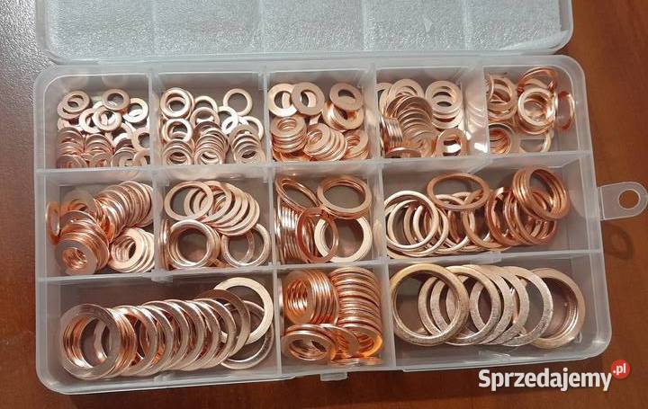 Zestaw podkładek miedzianych 300 sztuk Łyczanka sprzedam