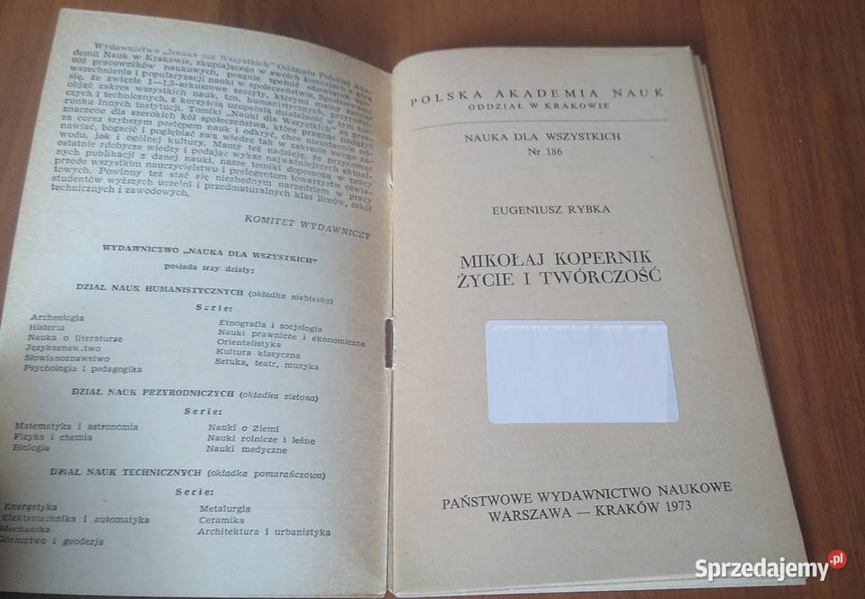 Mikołaj Kopernik życie i twórczość Eugeniusz Książki i Podręczniki Gdańsk sprzedam