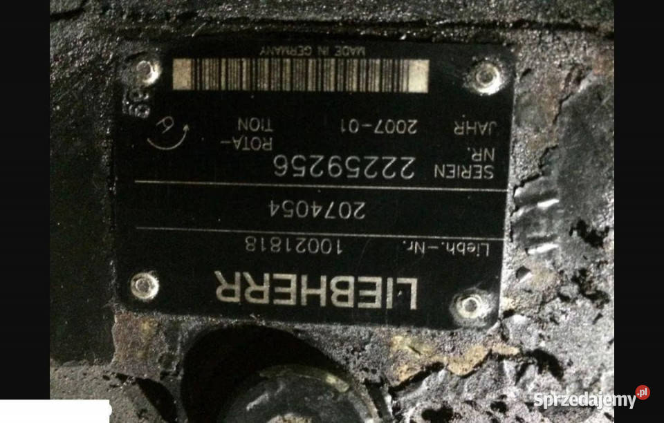 Liebherr L544 Pompa Rexroth 1002181 8 Jastrzębniki sprzedam