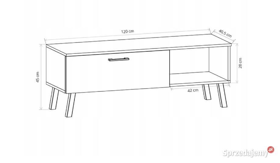 Szafka RTV Oregon 120 różne kolory 45cm Biłgoraj sprzedam