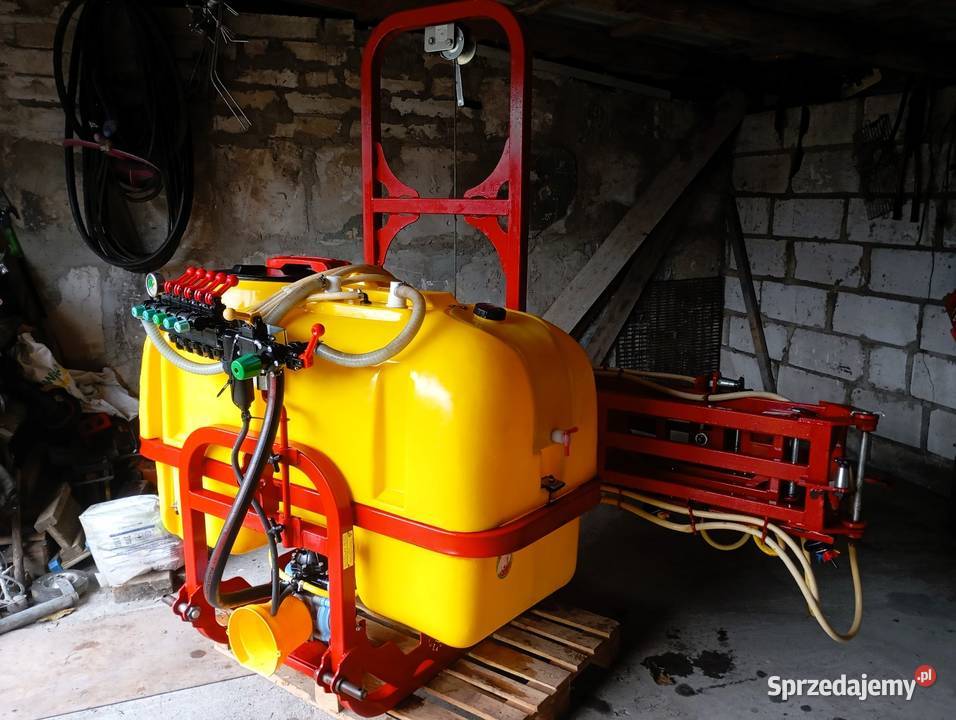Biardzki zawieszany opryskiwacz 600L Belka 15M nieuszkodzony Działdowo
