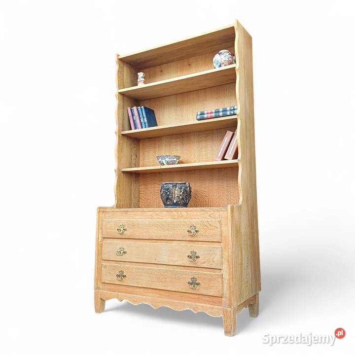 Reprezentacyjna Biblioteka Regał z 3 szufladami Suchorzew