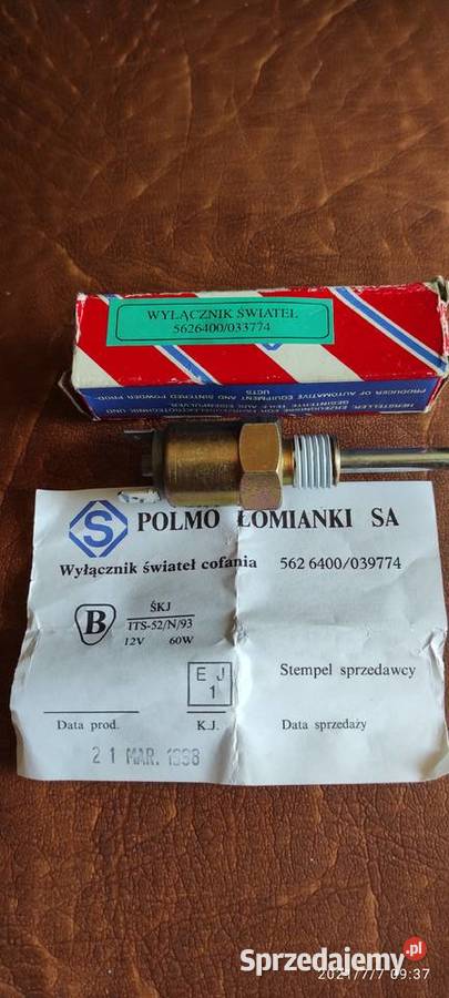 Nowy wyłącznik światła cofania FSOPOLONEZ Lublin