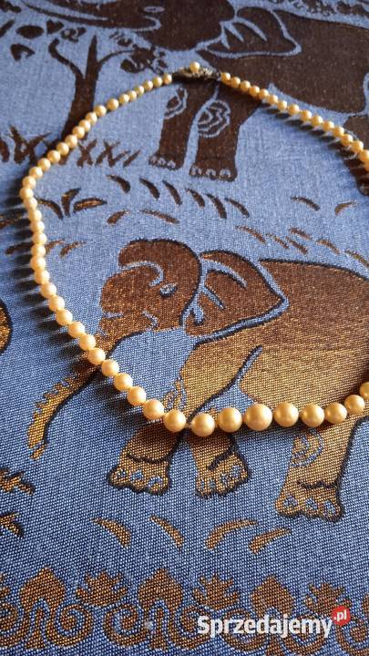 WIEKOWE DOJRZAŁE HERBACIANE PERŁY W NASZYJNIKU Piła