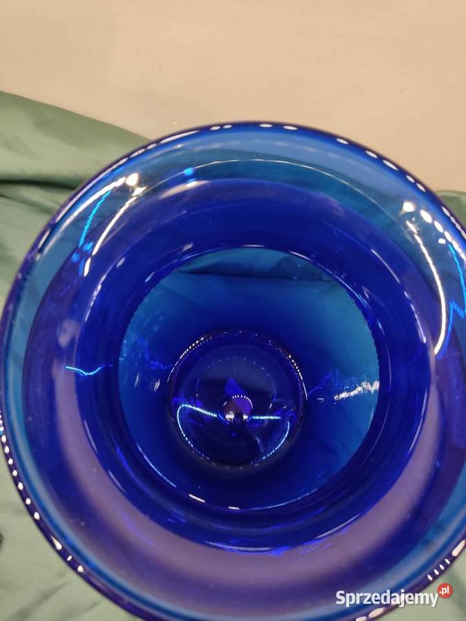 Wazon Saphira przeźroczysty niebieski niebieski opolskie Głuchołazy sprzedam