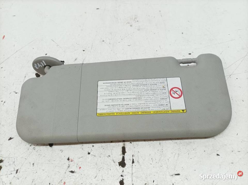 DASZKI PRZECIWSŁONECZNE PRAWY PASAŻERA OSŁONA Osłony i zaślepki