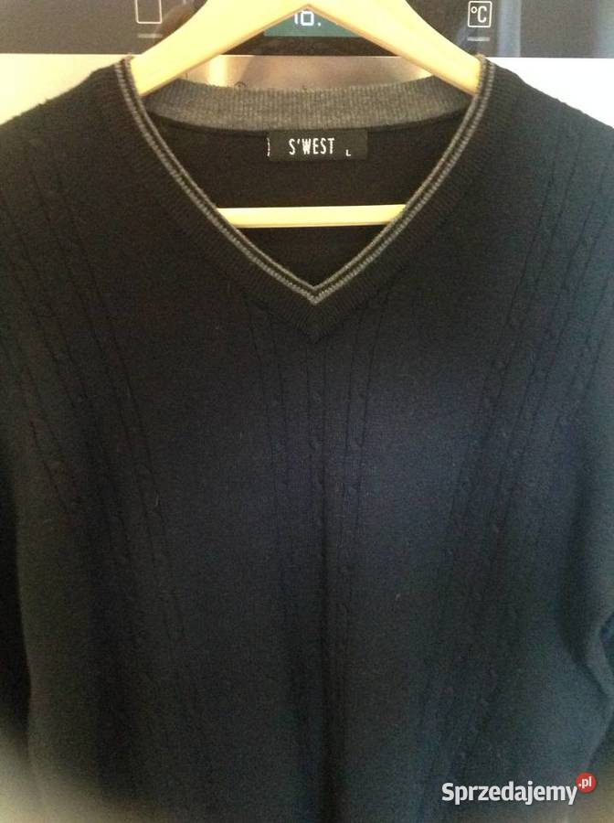 Sweter Czarny Męski SWEST ML sprzedam
