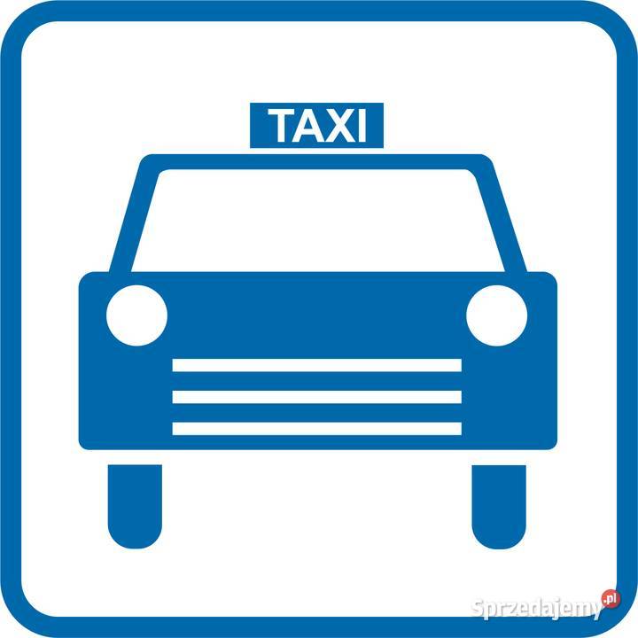 Naklejka znak informacyjny postój taksówek RA040 małopolskie Kamionna