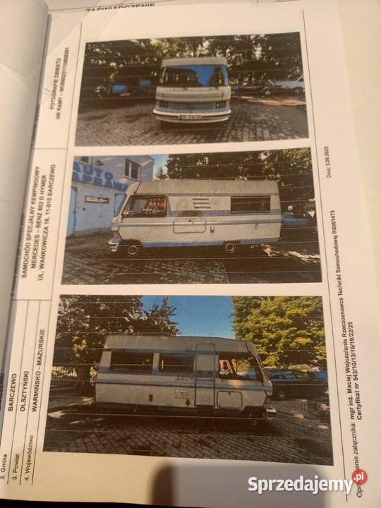 Sprzedam kampera Mercedes benz integra Hymer Rok produkcji 1984 Barczewo