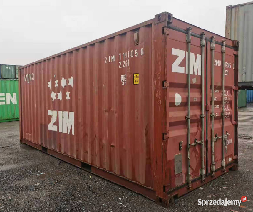 Kontener morski magazynowy 20DV 6 metrowy