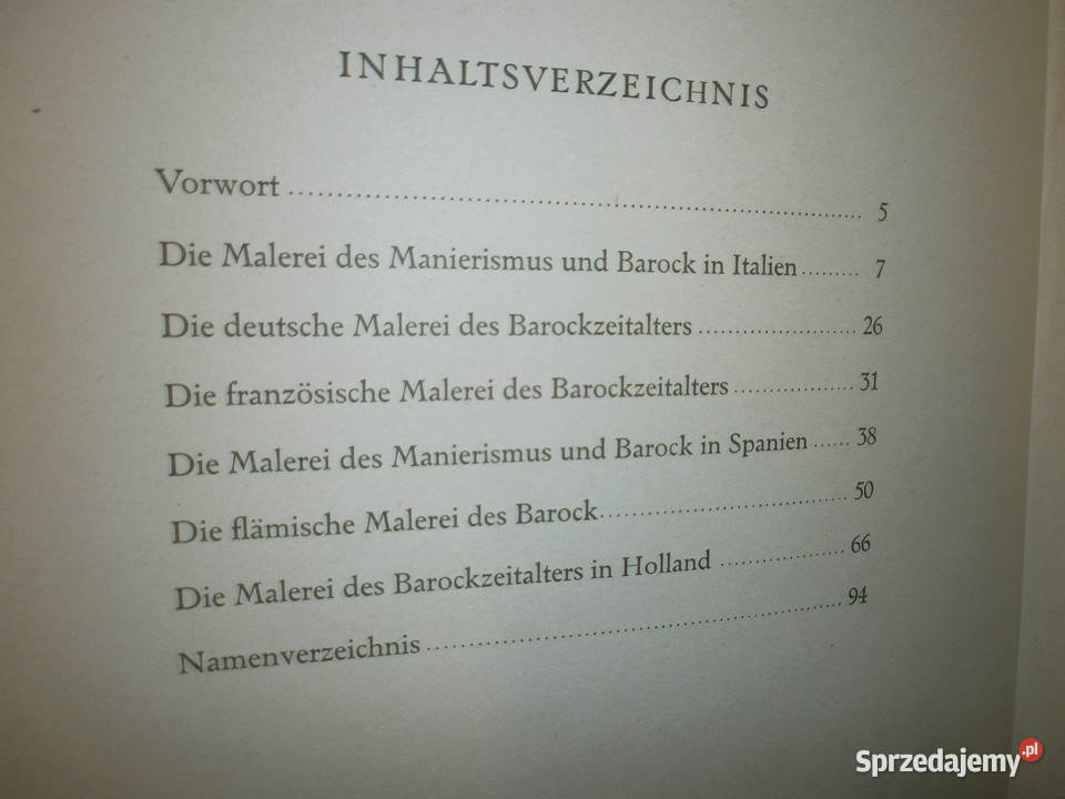 DIE MALEREI DES BAROCK ALBUM NIEMIECKI lubuskie Zielona Góra