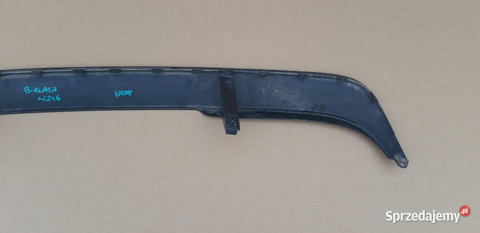 MERCEDES BKLASA W246 DOKŁADKA ZDERZAKA TYŁ Bieleń sprzedam