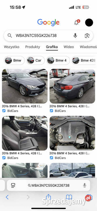 BMW 428i MPakiet MSport Nowe opony nowy rozrząd Włocławek