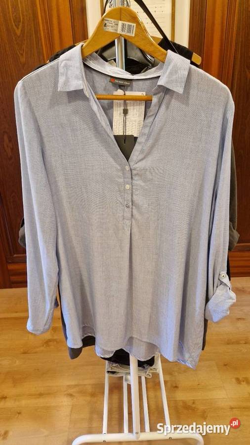 Damska KOSZULA Street One wiskoza niebieska nowa Lublin