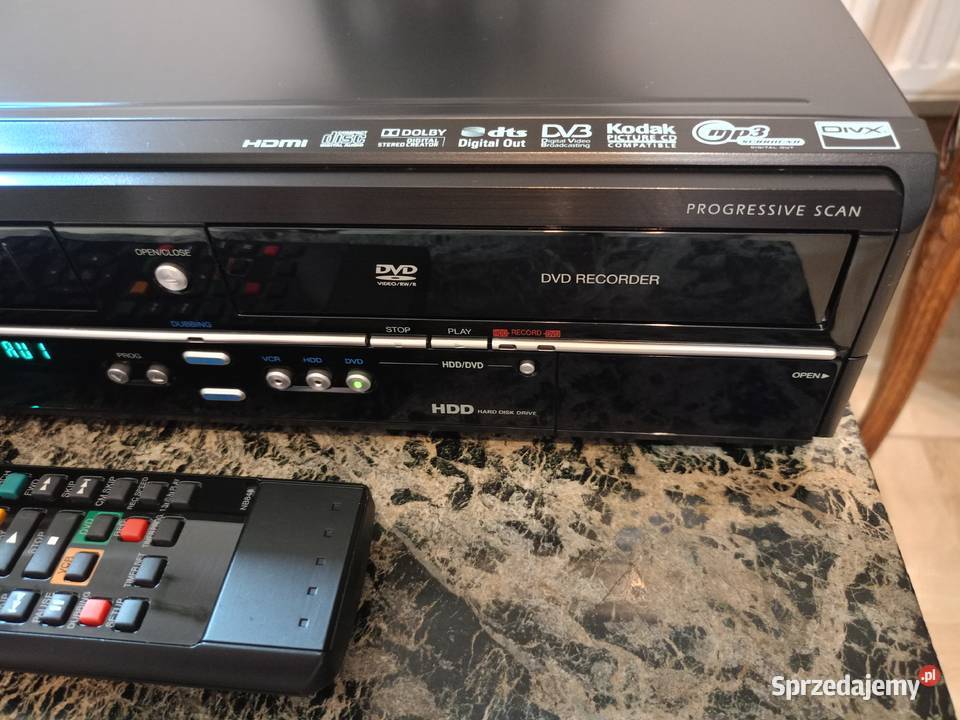 Nagrywarka DVD VHS Magnetowid Combo FUNAI wielkopolskie Drawski Młyn