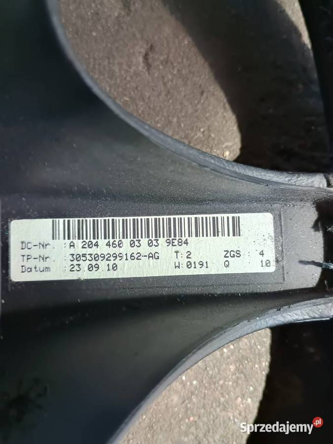 Kierownica Mercedes w 204 benzyna Klasa C łódzkie
