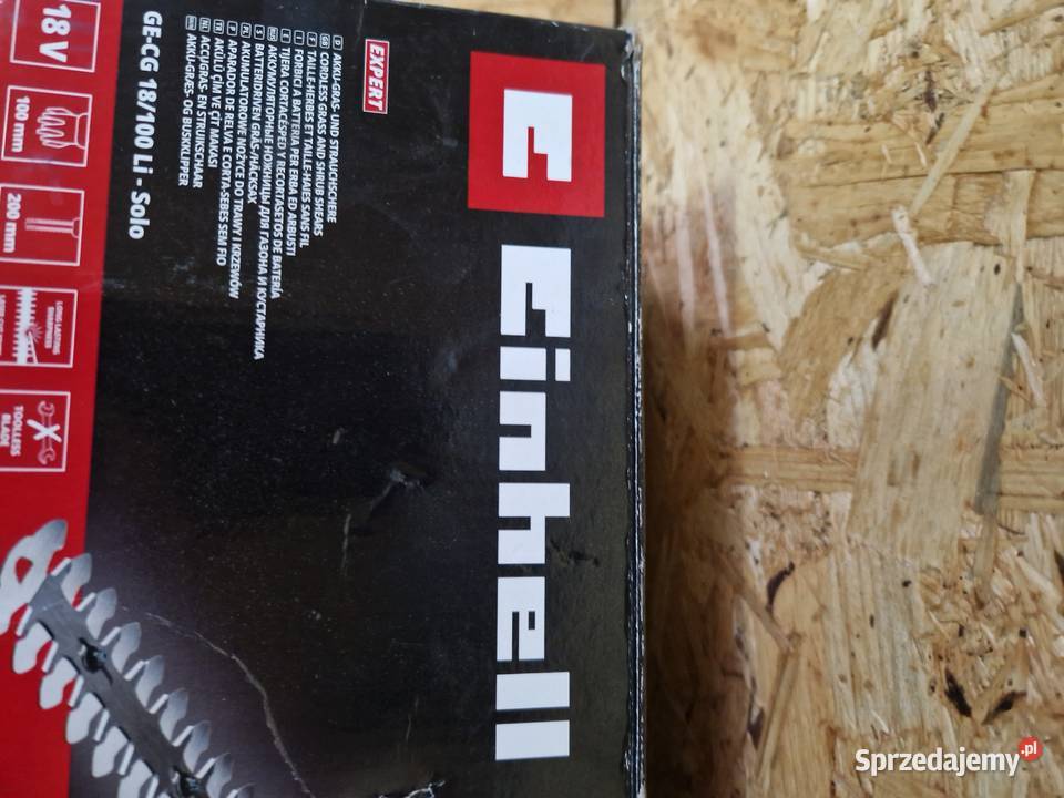 NOŻYCE DO TRAWY I ŻYWOPŁOTU GECG18100LiSoloxch wielkopolskie Głogowa sprzedam