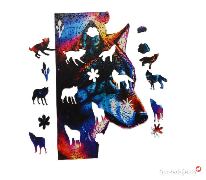 Puzzle Drewniane Premium EKO Wiłk A4 Łódź sprzedam