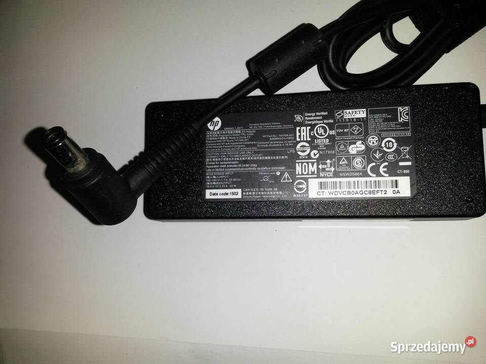 ZASILACZ HP Model TPCCA54 wielkopolskie Poznań