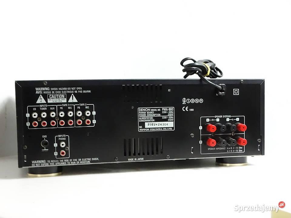Wzmacniacz Stereo Denon PMA860 Optical Class A Biłgoraj