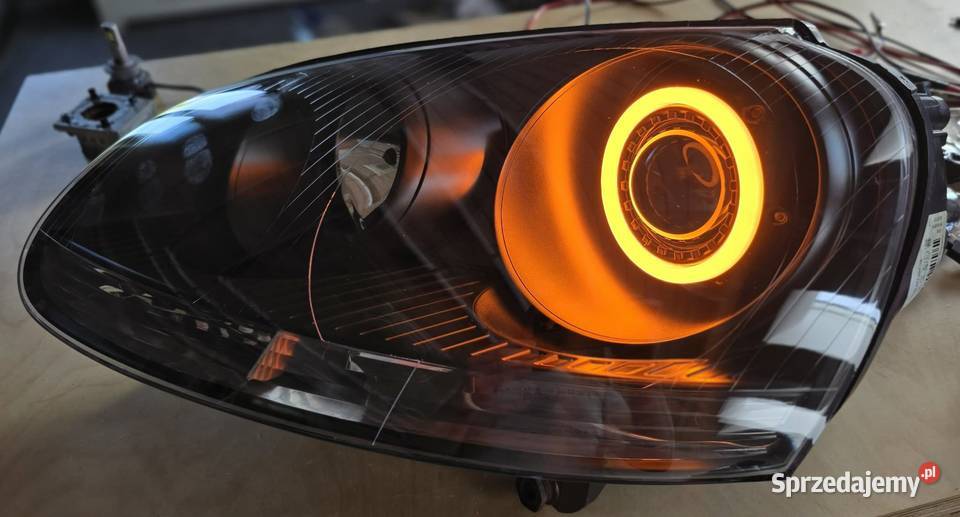 Reflektory VW Golf 5 V Jetta 5 V soczewka BI LED osobowe